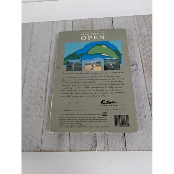 ABC Sports The Palm Springs Open Interactive Compact Disc Phillips CD-i - Picture 6 of 6